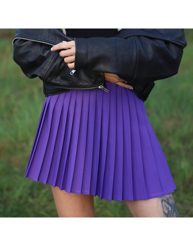 CCK klostuotas sijonas, violetinis